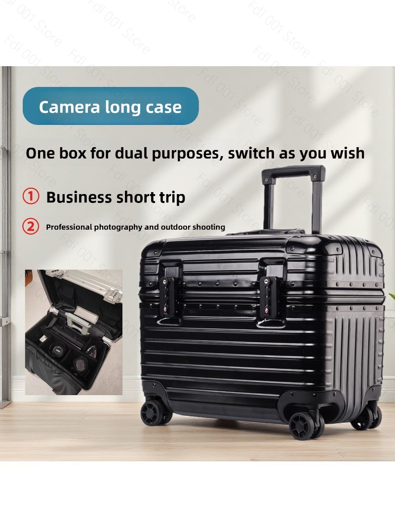 Travel Luggage Set - Üstten açılır kapaklı alüminyum çerçeveli fotoğrafçılık
