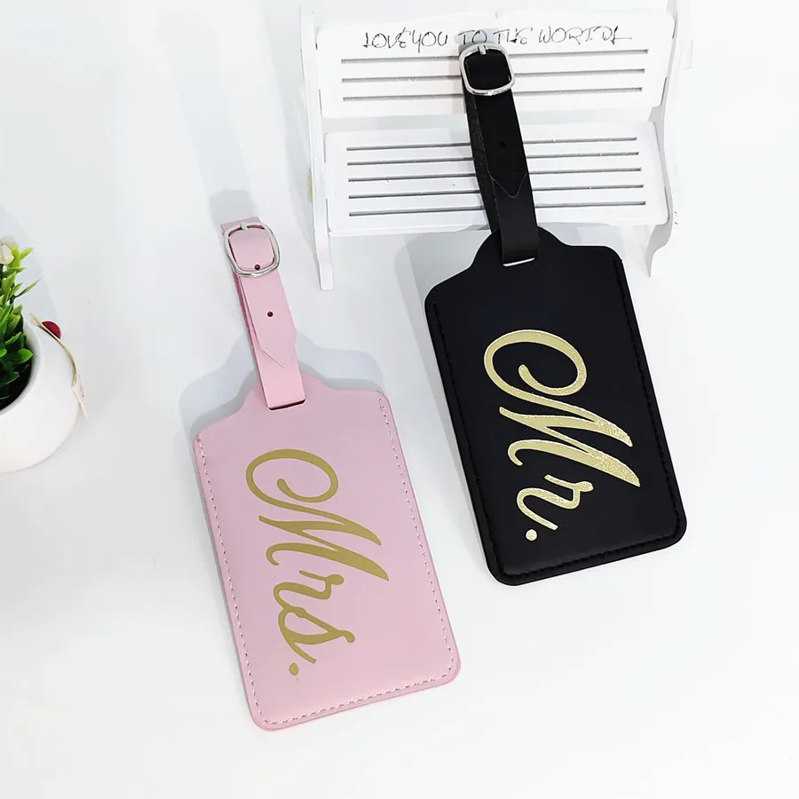 Travel Luggage Set - 2 adet/takım Mr Mrs çiftler bagaj