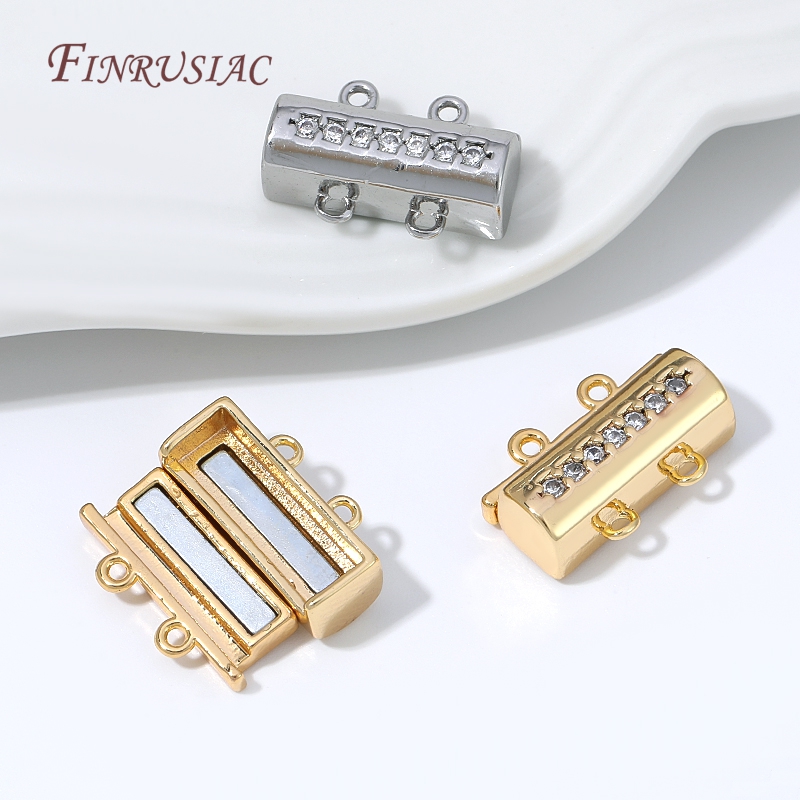 Gold Plated Jewelry - Manyetik Kolye Tokası 18K Altın Kaplama