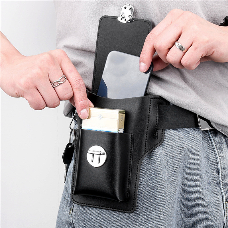 Leather Wallet Men - Erkekler için PU Deri Cep Telefonu