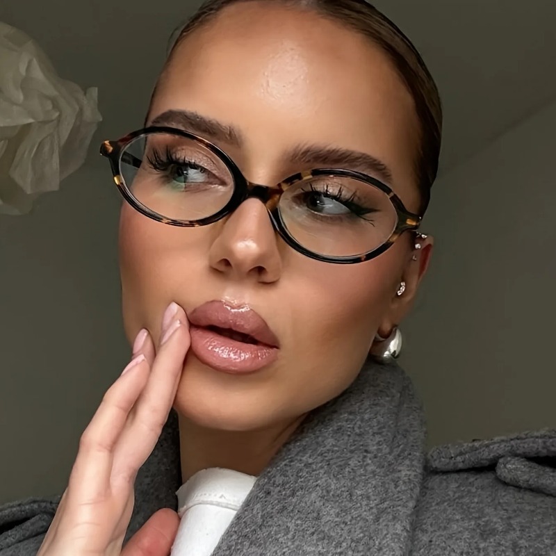 Sunglasses Uv400 - Vintage Oval Güneş Gözlüğü, Kadınlar İçin