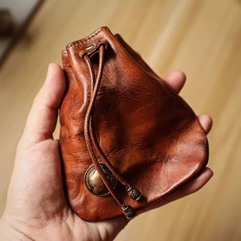 Leather Wallet Men - Japon Tarzı Hakiki Yumuşak Deri Cüzdan