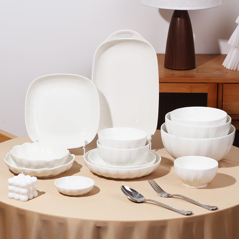 Luxury Gift Set - SOLECASA Ins Style Seramik Beyaz Porselen