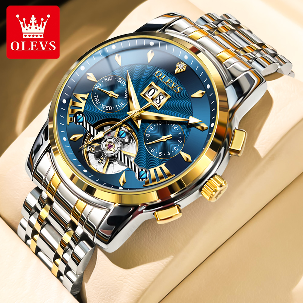 Luxury Watch Men - OLEVS Erkekler Saatler Lüks Moda Ince