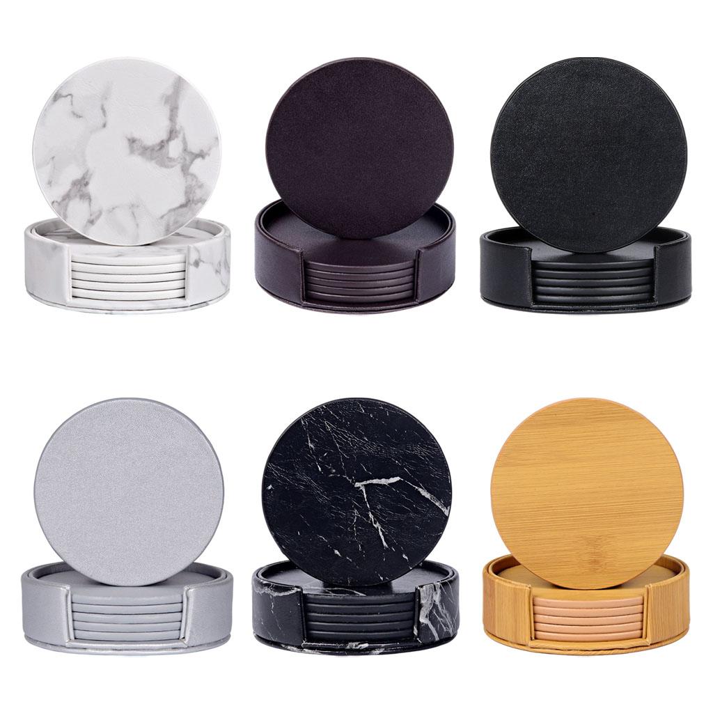 Yuvarlak Mermer Bardak Altlıkl - Marble Coaster Set incelemesi ve fiyatı