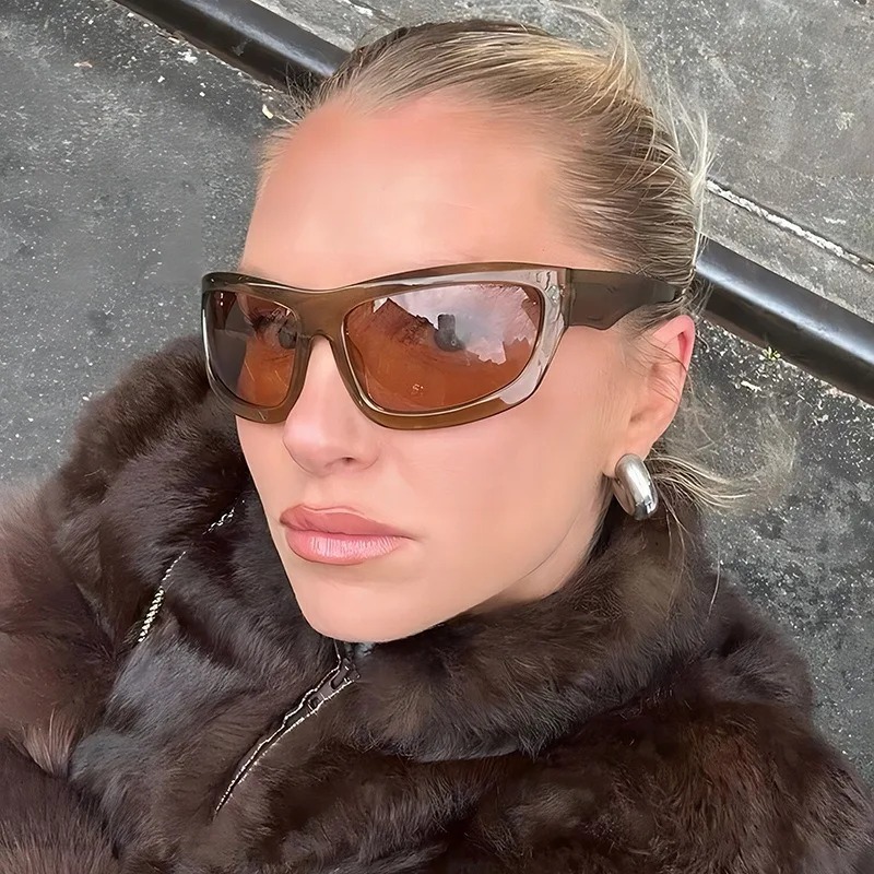 Yeni Büyük Çerçeveli Kadın Y2K - Sunglasses Uv400 incelemesi ve fiyatı