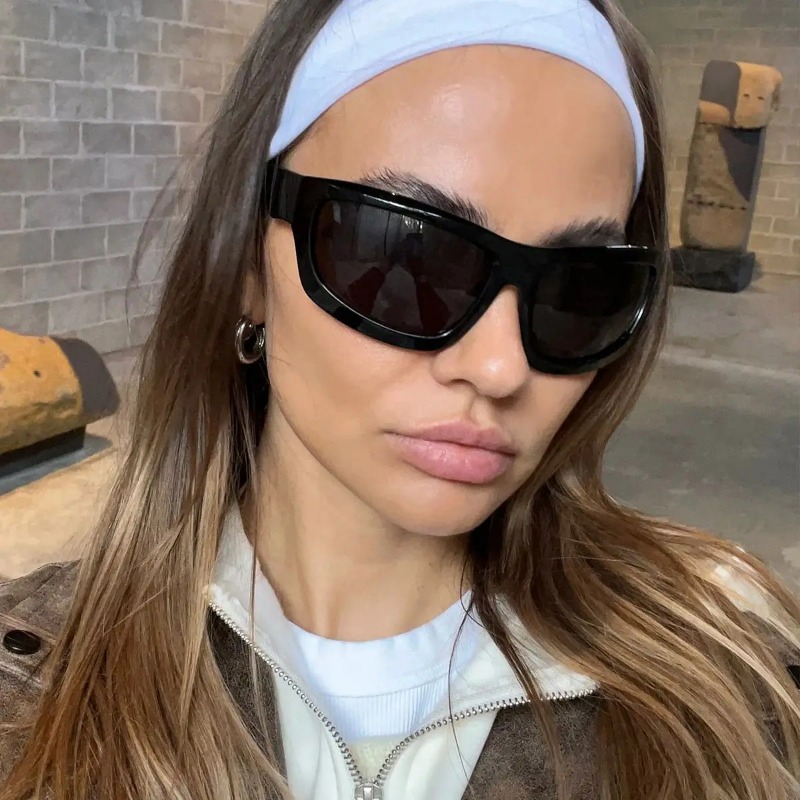 Yeni Büyük Çerçeveli Kadın Y2K - Sunglasses Uv400 incelemesi ve fiyatı
