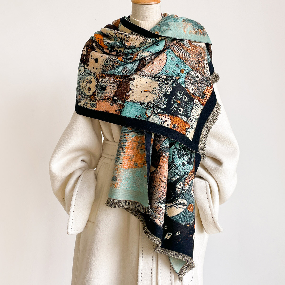 Kadınlar için İmitasyon Kaşmir - Cashmere Scarf incelemesi ve fiyatı