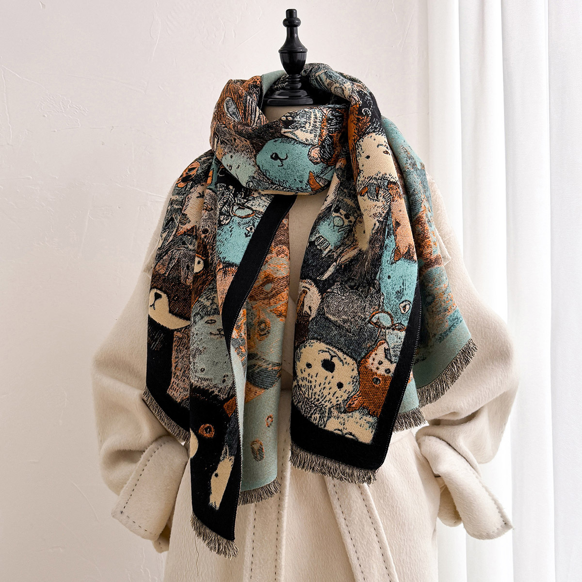 Kadınlar için İmitasyon Kaşmir - Cashmere Scarf incelemesi ve fiyatı