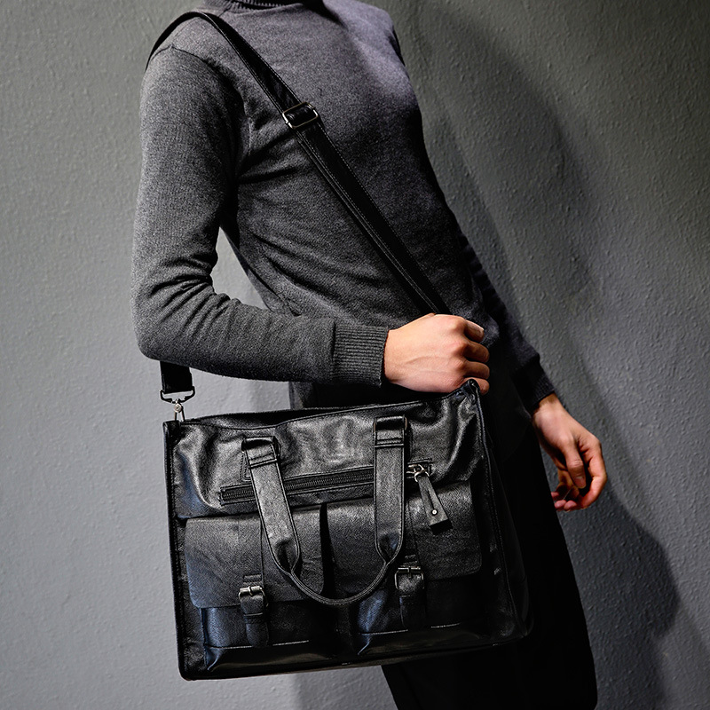 PU Deri Omuz Evrak Çantası Vin - Leather Briefcase incelemesi ve fiyatı