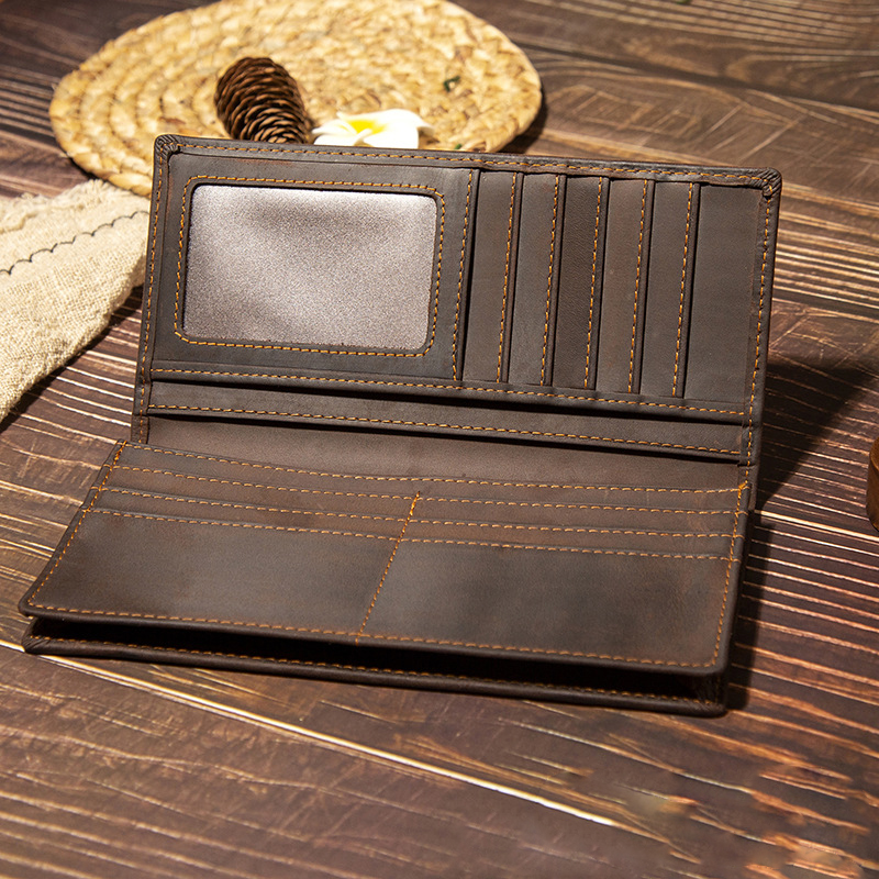 Erkek Hakiki Deri Uzun Cüzdan  - Leather Wallet Men incelemesi ve fiyatı