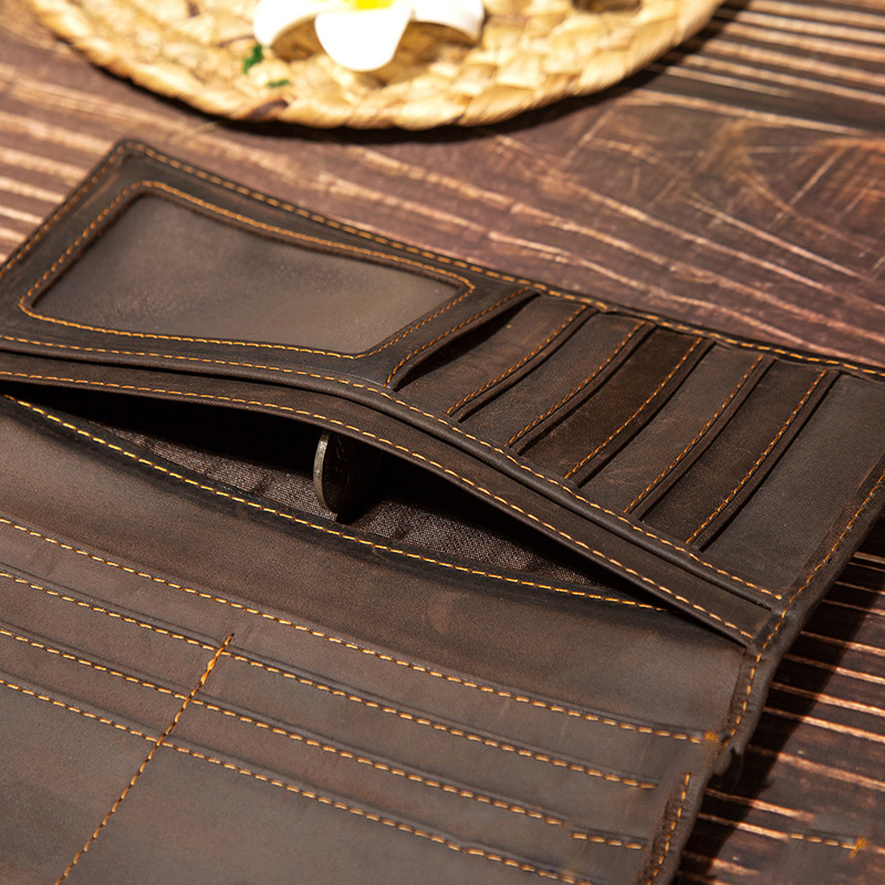 Erkek Hakiki Deri Uzun Cüzdan  - Leather Wallet Men incelemesi ve fiyatı
