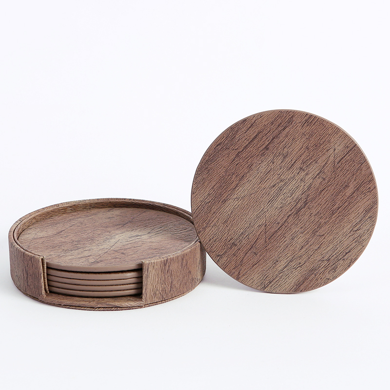 WOTOR 6 adet/grup Daire Ahşap  - Marble Coaster Set incelemesi ve fiyatı