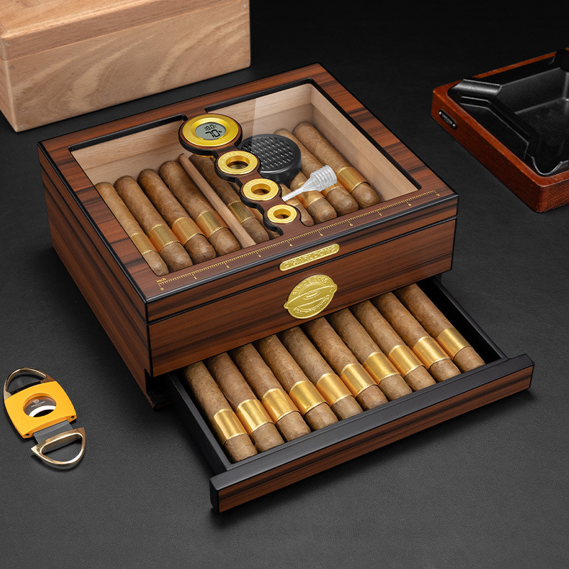 Lüks Ahşap Puro Saklama Kutusu - Luxury Gift Set incelemesi ve fiyatı