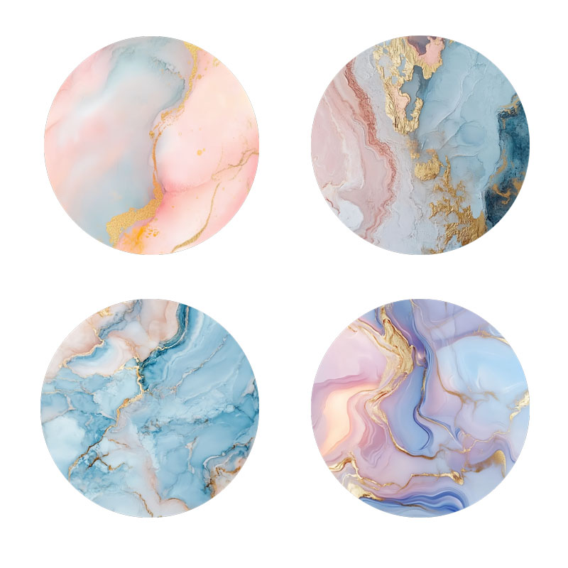 4 Parça Mermer Desenli Baskılı - Marble Coaster Set incelemesi ve fiyatı