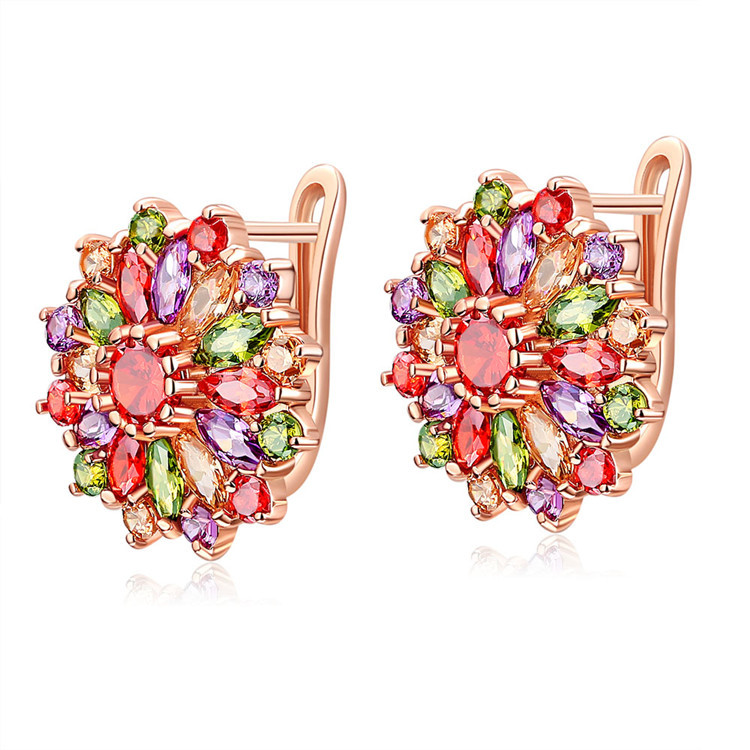 Doğal kristal çiçek küpe gerçe - Gold Plated Jewelry incelemesi ve fiyatı