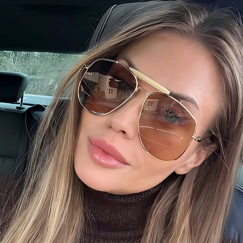 Retro Metal Çift Köprülü Pilot - Sunglasses Uv400 incelemesi ve fiyatı