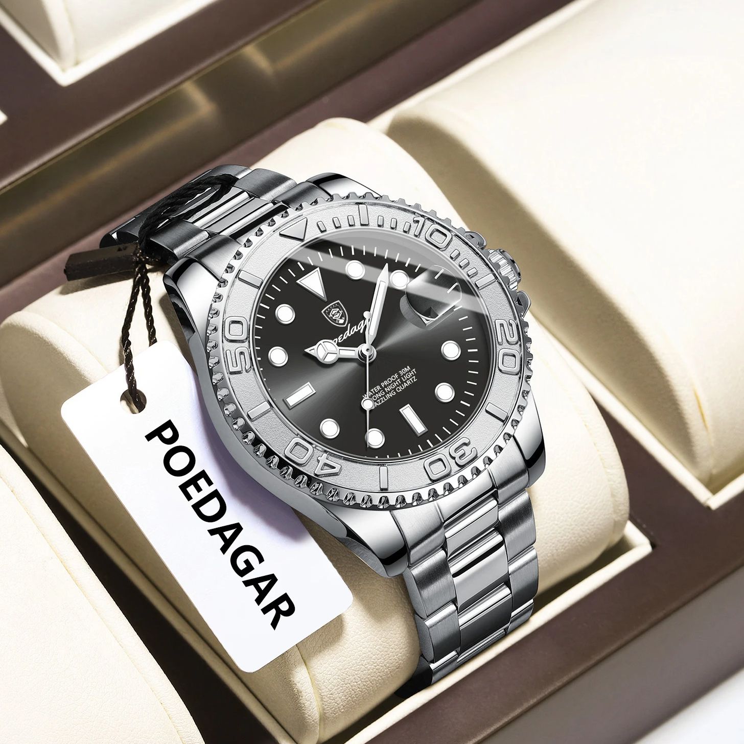 POEDAGAR Trendy Spor Adam Izle - Luxury Watch Men incelemesi ve fiyatı
