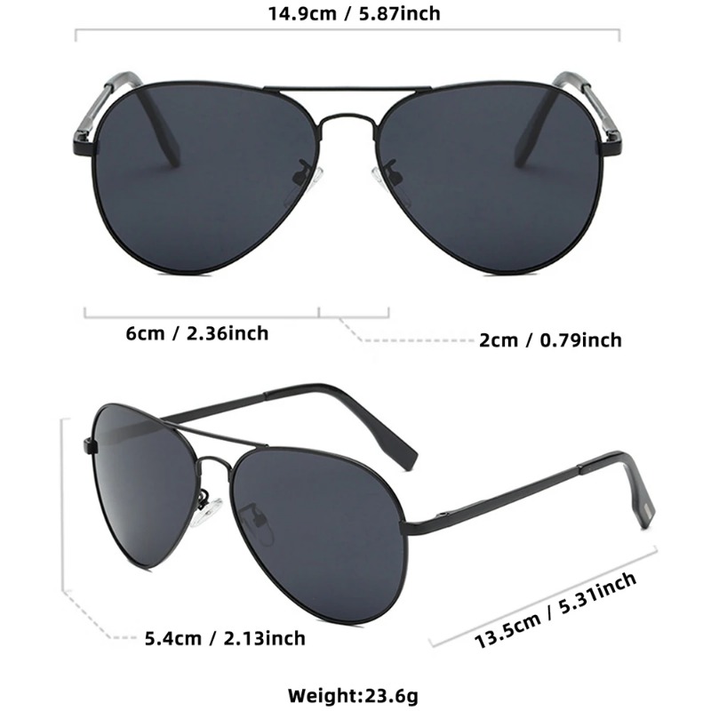 Klasik Büyük Pilot Güneş Gözlü - Sunglasses Uv400 incelemesi ve fiyatı