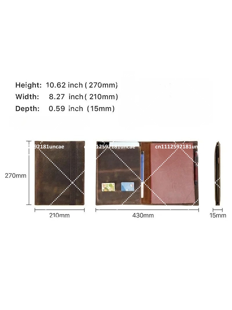 B5 Retro Deri Belge Klasörü De - Leather Briefcase incelemesi ve fiyatı