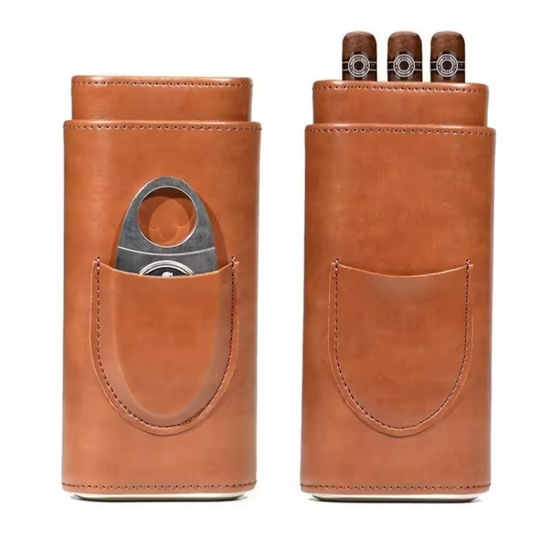 Deri Puro Kutusu 3 Parmaklı Kı - Premium Cigar Case incelemesi ve fiyatı