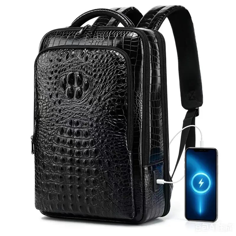 Yeni Erkek Timsah desenli deri - Leather Briefcase incelemesi ve fiyatı