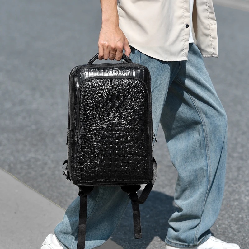 Yeni Erkek Timsah desenli deri - Leather Briefcase incelemesi ve fiyatı