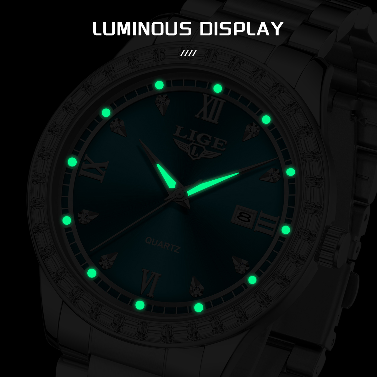 LIGE Lüks Moda kuvars saatler  - Luxury Watch Men incelemesi ve fiyatı
