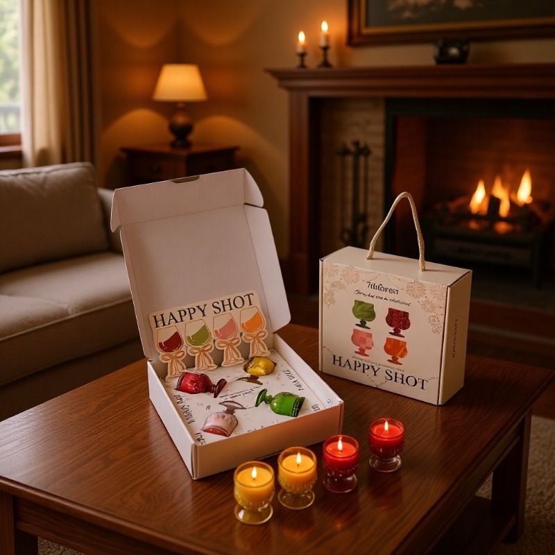 Kokulu Mum Hediye Seti, Şarap  - Luxury Gift Set incelemesi ve fiyatı